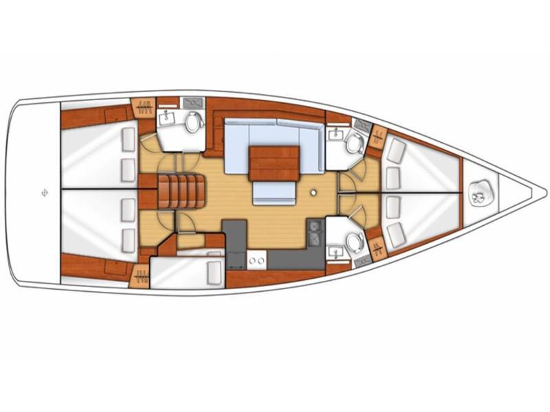 Book yachts online - sailboat - Oceanis 48 - Oceanis 48 (2016) - rent
