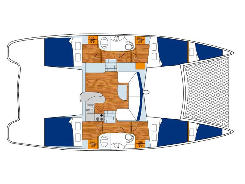 Book yachts online - catamaran - Sunsail 404 - Sunsail 404 (2016) - rent