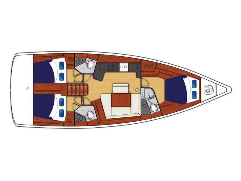 Book yachts online - sailboat - Moorings 453 - Moorings 453 (2017) - rent