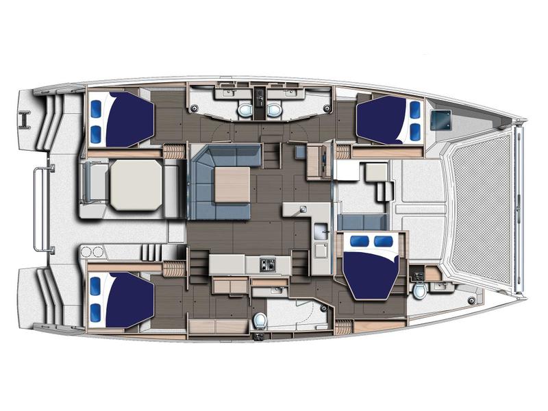 Book yachts online - catamaran - Moorings 5000-5/4 - Moorings 5000-5/4 (2022) - rent