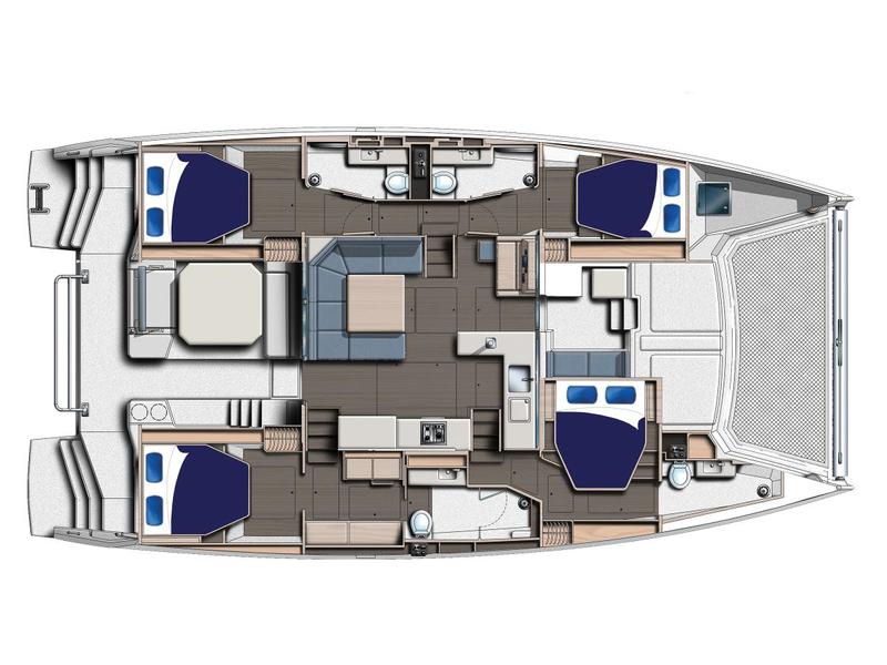 Book yachts online - catamaran - Moorings 5000 - Moorings 5000 (2018) - rent