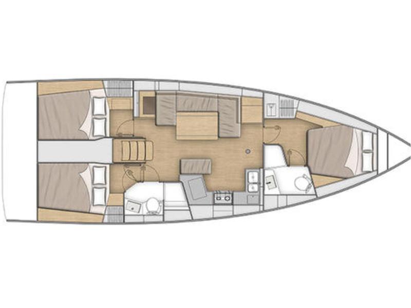 Book yachts online - sailboat - Moorings 42.3 - Moorings 42.3 (2022) - rent