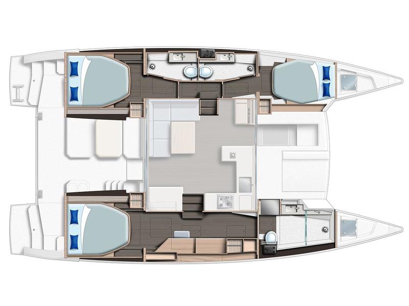 Book yachts online - catamaran - Moorings 4200/3/3 - Moorings 4200/3/3 (2022) - rent