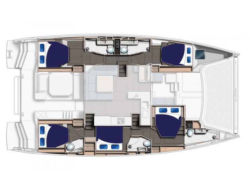 Book yachts online - catamaran - Moorings 5000-6 - Moorings 5000-6 (2023) - rent