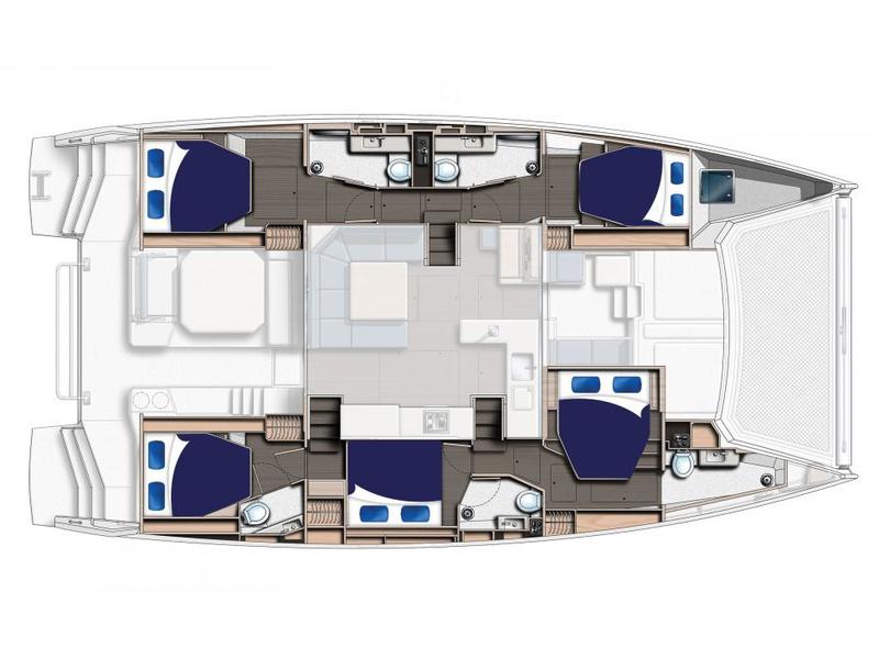 Book yachts online - catamaran - Moorings 5000-5 - Moorings 5000-5 (2019) - rent