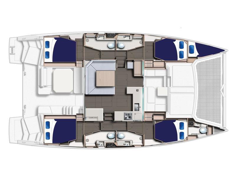 Book yachts online - catamaran - Moorings 4500L - Moorings 4500L (2021) - rent
