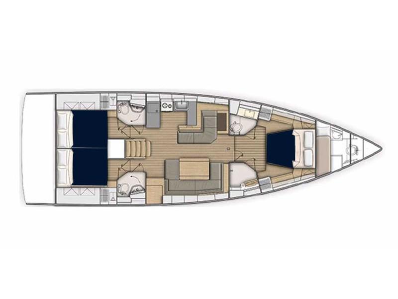 Book yachts online - sailboat - Moorings 52.4 - Moorings 52.4 (2019) - rent