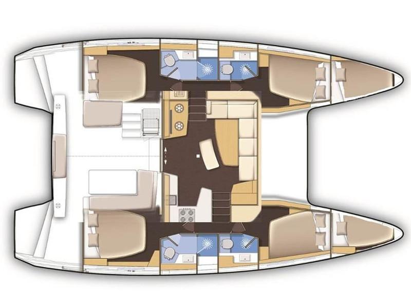 Book yachts online - catamaran - Lagoon 42 - San Giorgio - rent
