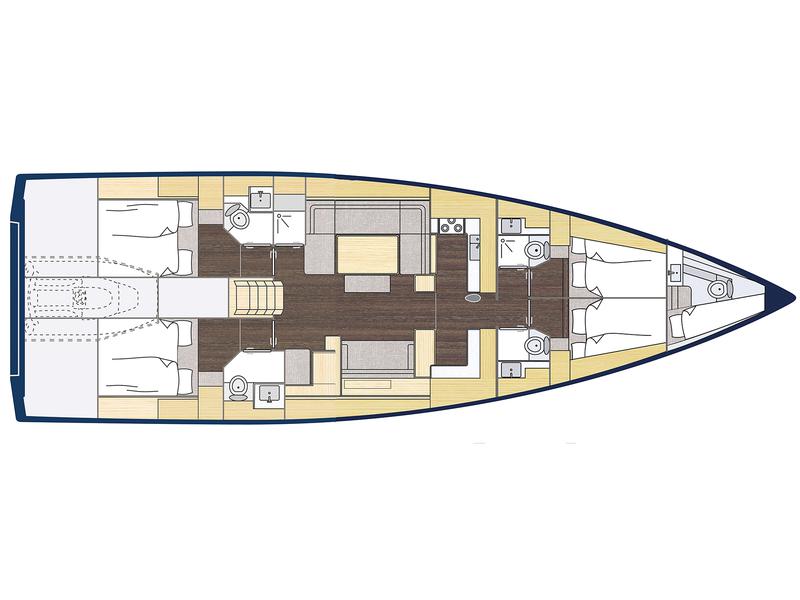 Book yachts online - sailboat - Bavaria C57 Style - BavC57-21 - rent