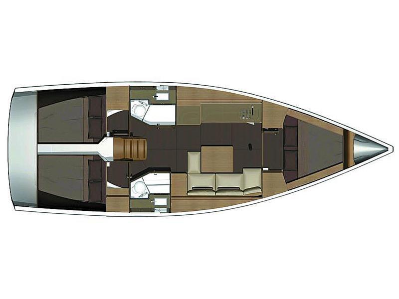 Book yachts online - sailboat - Dufour 382 GL - D382-15-V - rent
