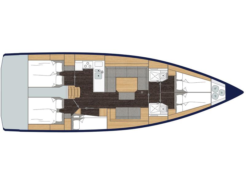 Book yachts online - sailboat - Bavaria C45 (5 cbs) - BavC45-20 - rent