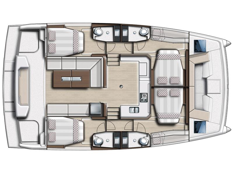 Book yachts online - catamaran - Bali Catspace - BALspace-21 - rent