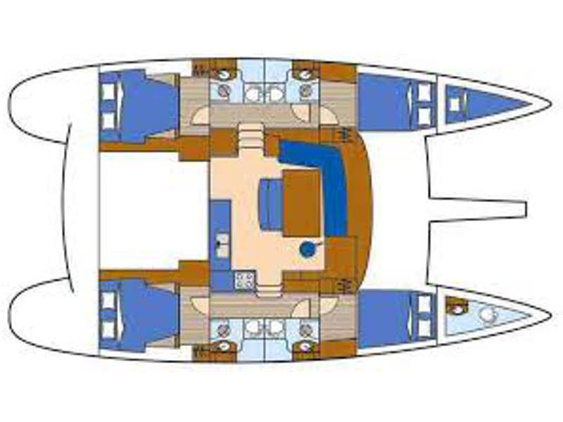 Book yachts online - catamaran - Lagoon 440 - Hot Wind - rent