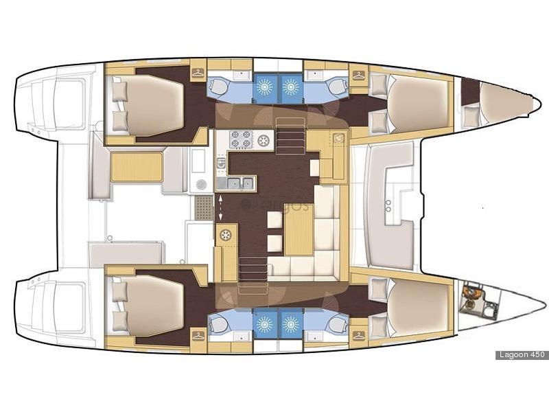 Book yachts online - catamaran - Lagoon 450F - ARISTOFANIS - rent