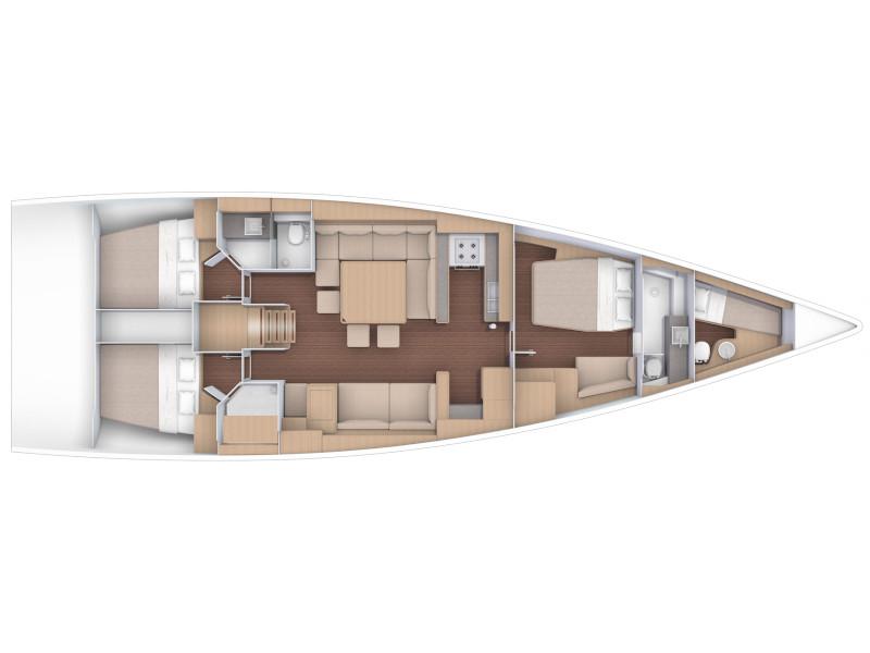 Book yachts online - sailboat - Dufour 56 Exclusive Owner Version - KABUKI - rent