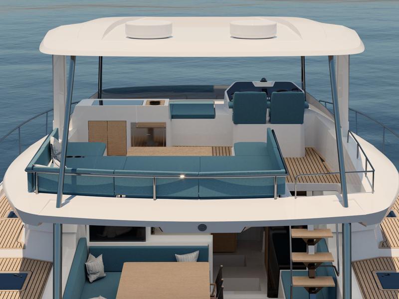 Book yachts online - powercatamaran - Cervetti 44 Power - Abuzz - rent