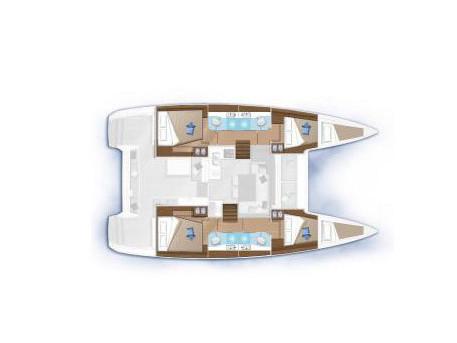 Book yachts online - catamaran - Lagoon 40 - Bahia Real - rent