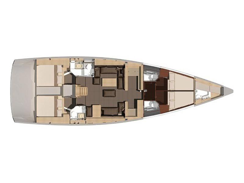 Book yachts online - sailboat - Dufour 56 Exclusive - TEFNUT - rent