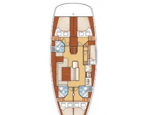 Book yachts online - sailboat - Oceanis 50 - Pura Vida (A/C - Generator) (Pax 12) (Refit 2019) - rent