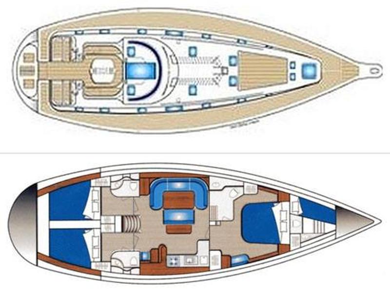 Book yachts online - sailboat - Ocean Star 51.2 - Draft - rent