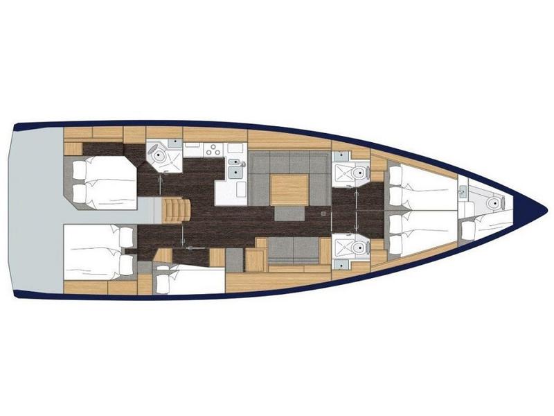 Book yachts online - sailboat - Bavaria C50 - no name - rent