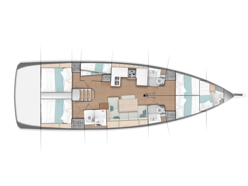 Book yachts online - sailboat - Sun Odyssey 490 - Jason - rent