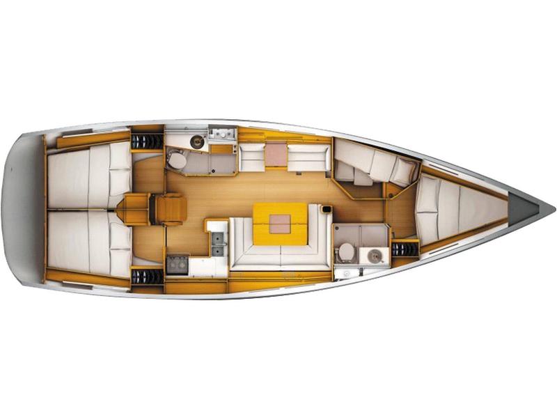 Book yachts online - sailboat - Sun Odyssey 449 - Asante - rent