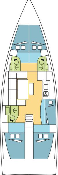 Book yachts online - sailboat - Dufour 460 - Nishane - rent