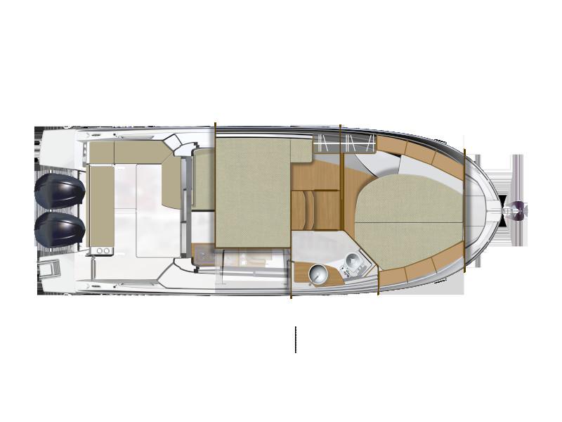 Book yachts online - motorboat - Antares 9 OB - King Fran 268732 SL - rent
