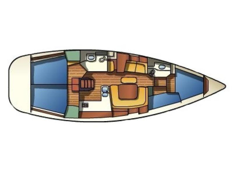 Book yachts online - sailboat - Sun Odyssey 43 - Shimmy - rent