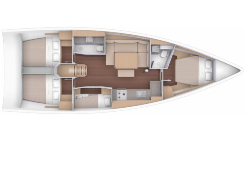 Book yachts online - sailboat - Dufour 430 Grand Large - Fiodena - rent