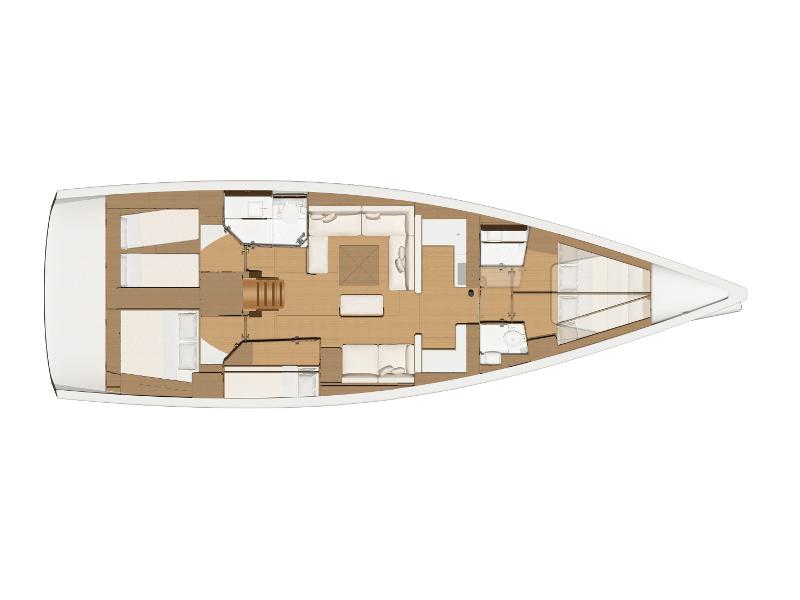 Book yachts online - sailboat - Dufour 520 Grand Large - Sirius - rent