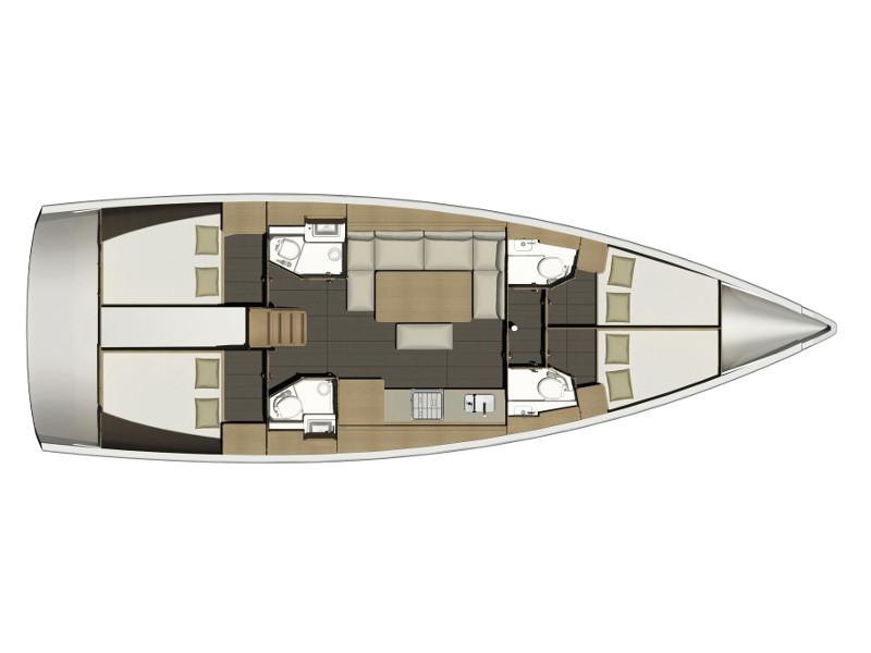 Book yachts online - sailboat - Dufour 460 Grand Large - Aquilo Refit 2021 - rent