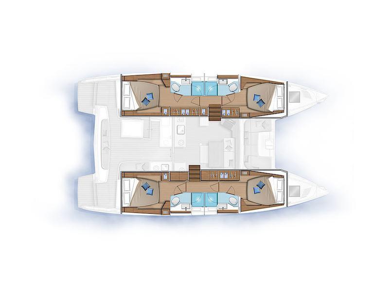 Book yachts online - catamaran - Lagoon 46 - MADAME EL GRANDE (WITH AC &amp; GENERATOR)  - rent