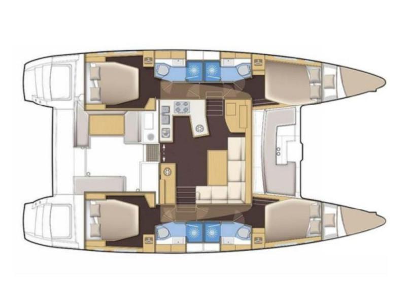 Book yachts online - catamaran - Lagoon 46 - Machango - rent