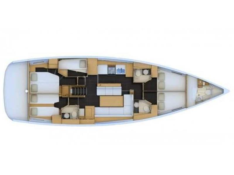 Book yachts online - sailboat - Jeanneau 54 - Sea Force - rent