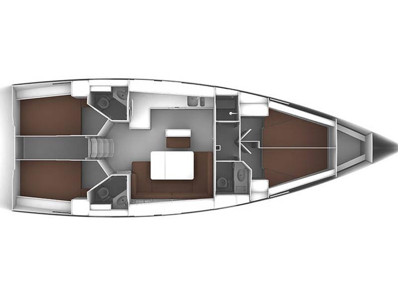 Book yachts online - sailboat - Bavaria Cruiser 46 - Sputnik - rent
