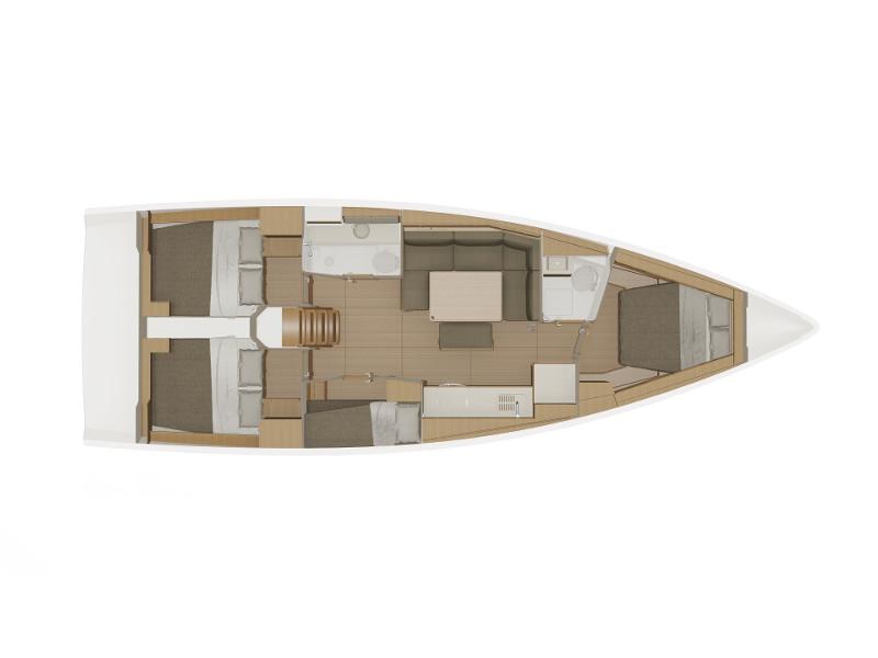 Book yachts online - sailboat - Dufour 430 Grand Large - Lana V - rent