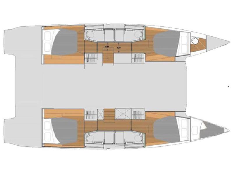 Book yachts online - catamaran - Elba 45 - Lalom - rent
