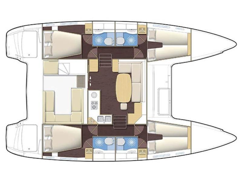Book yachts online - catamaran - Lagoon 400 - ARIANNA - rent