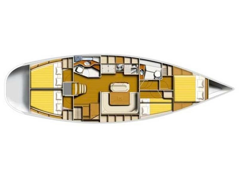 Book yachts online - sailboat - Harmony 47 - Methodia - rent