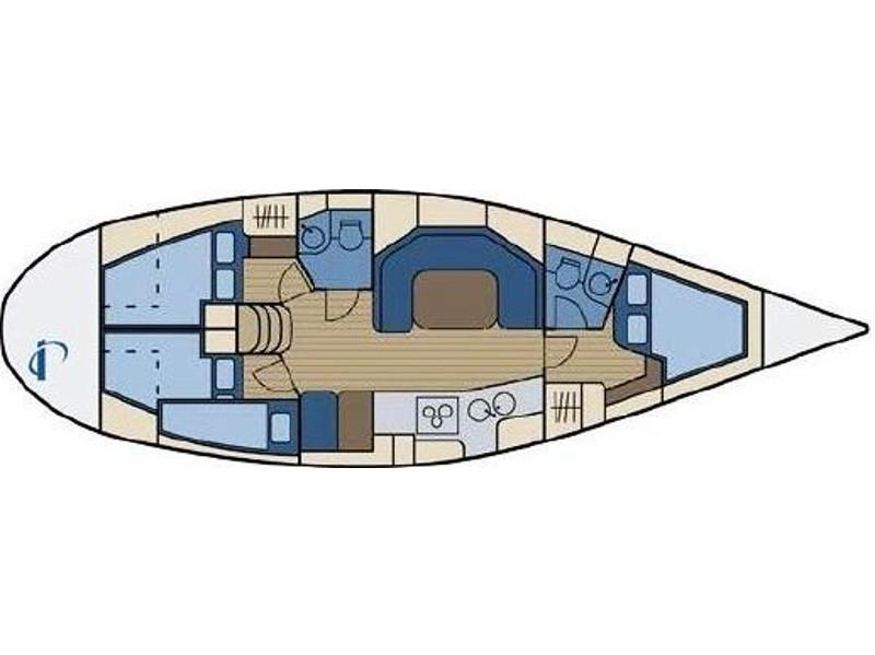Book yachts online - sailboat - Elan 38 - Palau - rent