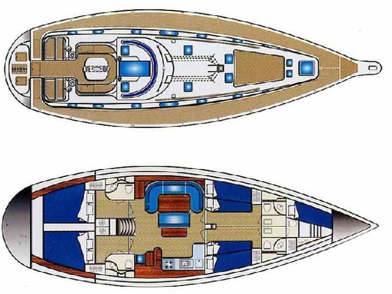 Book yachts online - sailboat - Ocean Star 51.2 - Anastasia - rent