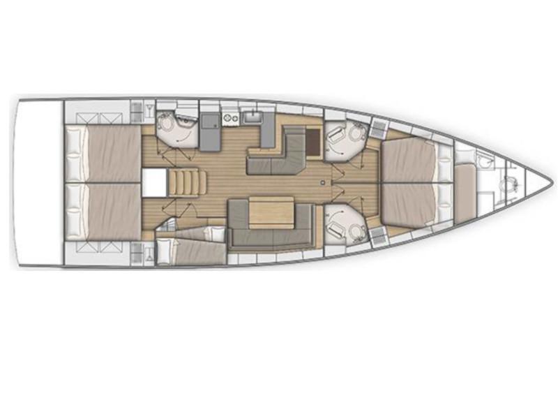 Book yachts online - sailboat - Oceanis 51.1 - Mythodea - rent