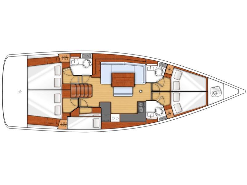 Book yachts online - sailboat - Oceanis 48 - Pherousa - rent