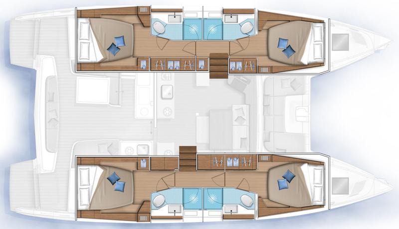 Book yachts online - catamaran - Lagoon 46 | SKIPPER MANDATORY - BOREAS AC, Gen, W.maker - rent