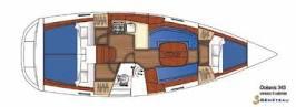 Book yachts online - sailboat - Oceanis 343 - PANORAMA - rent