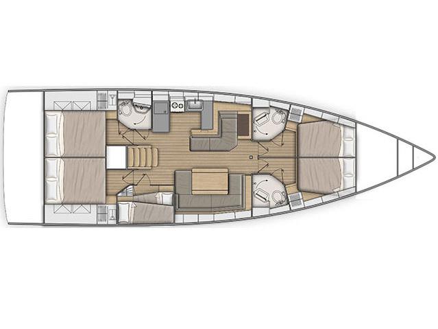Book yachts online - sailboat - Oceanis 51.1 - Panda II - rent
