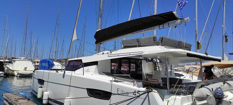 Book yachts online - catamaran - Fountain Pajot Elba 45 - Kon-tiki - rent