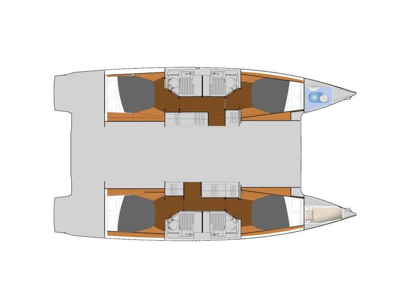 Book yachts online - catamaran - Fountaine Pajot Astrea 42 - Cicada - rent